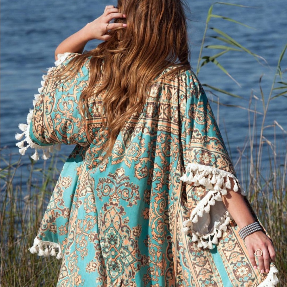 JUDITH MARCH ALDIN RUG SUEDE PRINT Cozy Cardigan - Picture 2 of 6